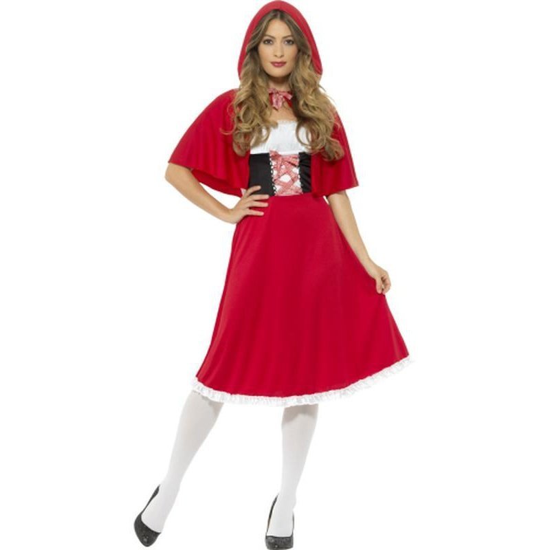 Red Riding Hood Costume, Longer Dress - Jokers Costume Mega Store