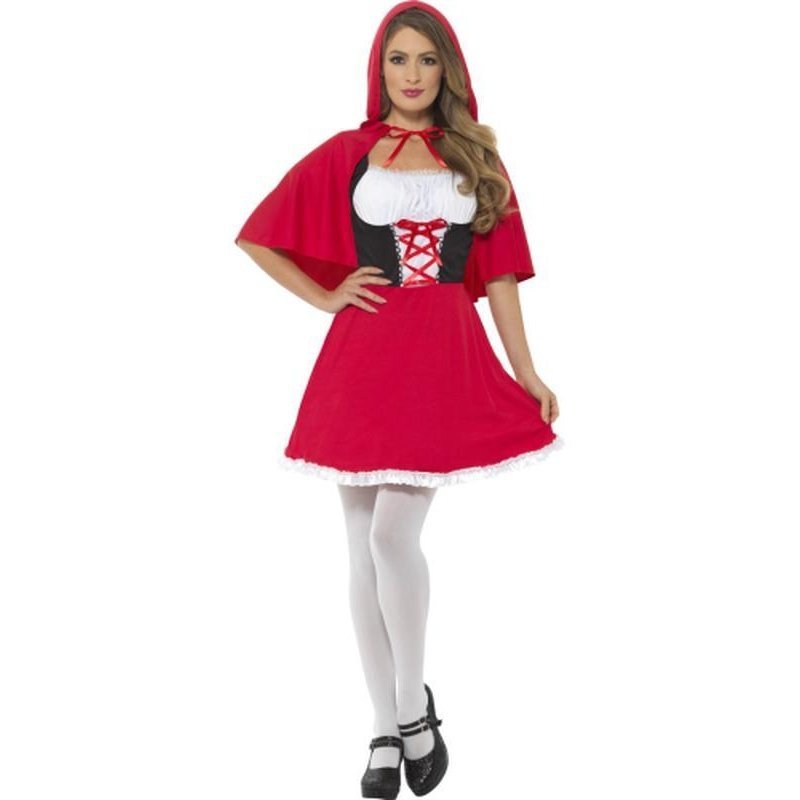 Red Riding Hood Costume, Short Dress - Jokers Costume Mega Store