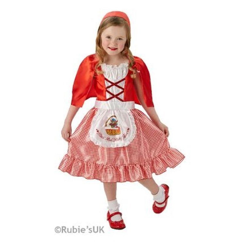 Red Riding Hood Costume Size S 3 5 Yrs - Jokers Costume Mega Store