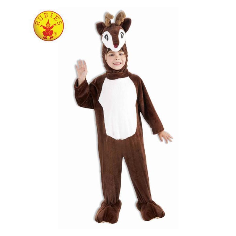 Reindeer Plush Mascot Costume Size S - Jokers Costume Mega Store