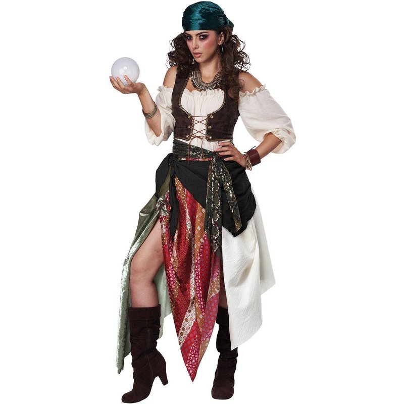 Renaissance Gypsy/Pirate Adult Costume - Jokers Costume Mega Store