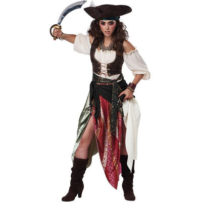 Renaissance Gypsy/Pirate Adult Costume - Jokers Costume Mega Store