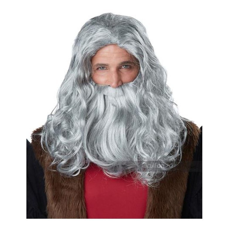 Renaissance Man Wig Beard Set Ideal for Historical Costumes