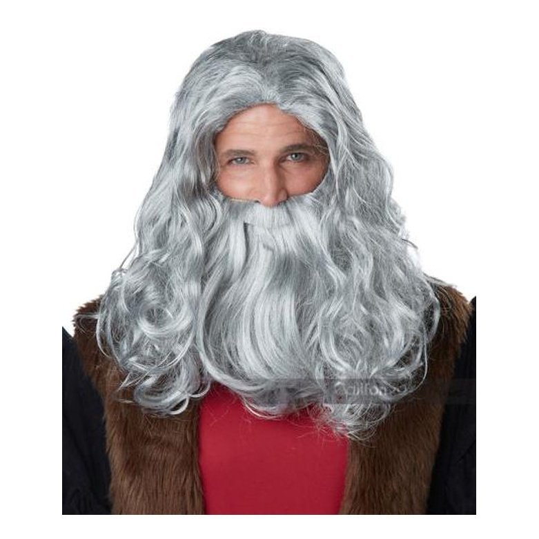 Renaissance Man Wig & Beard - Jokers Costume Mega Store