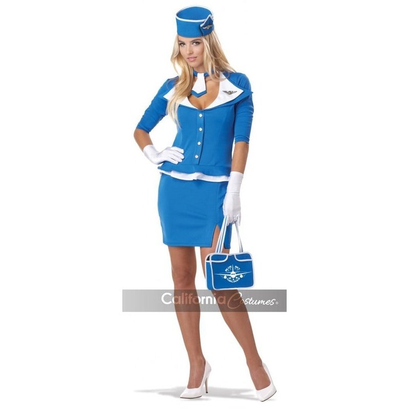 Retro Stewardess / Adult - Jokers Costume Mega Store