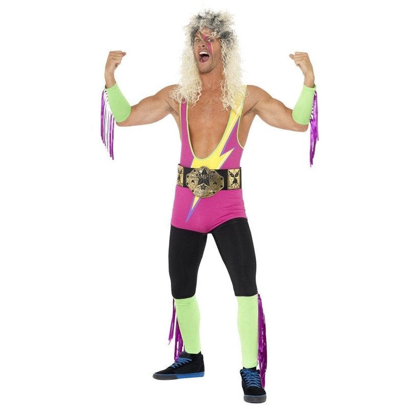 Retro Wrestler Costume - Jokers Costume Mega Store