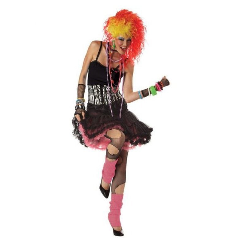 Reversible Pettiskirt (Fuchsia/Black) - Jokers Costume Mega Store