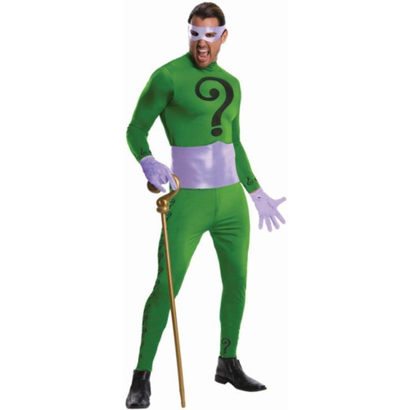Long Sleeve Riddler Riddler Costume XL - Collector's Edition, Official DC Product – Jokers ...