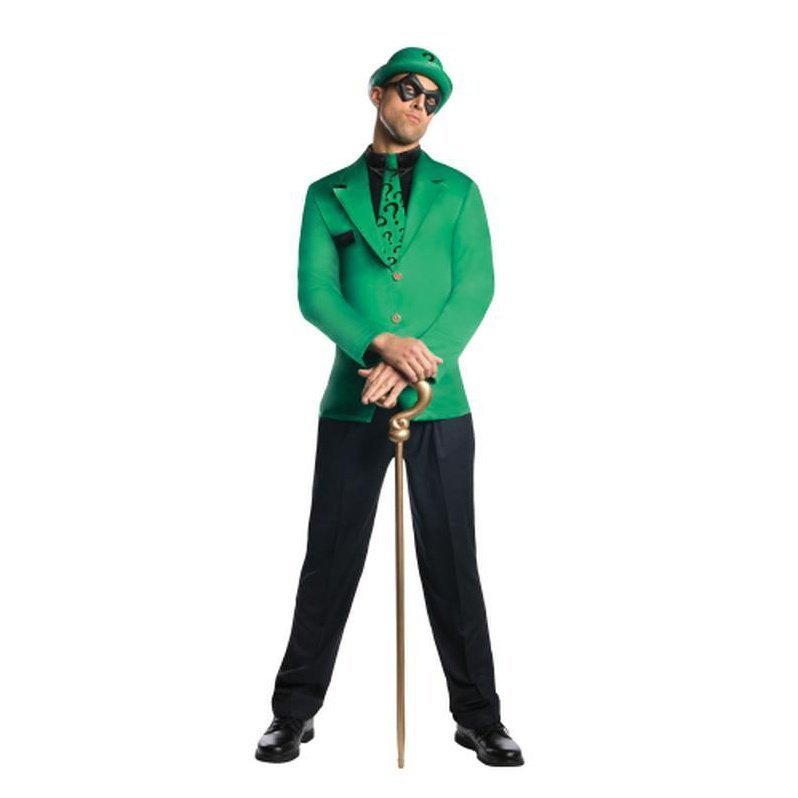Riddler Deluxe Costume Size Xl - Jokers Costume Mega Store