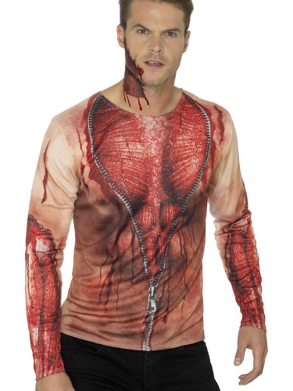 Ripped Skin T Shirt - Jokers Costume Mega Store