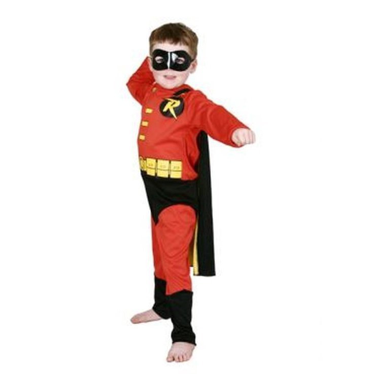 Robin Dc Deluxe Costume - Size 3-5 - Jokers Costume Mega Store