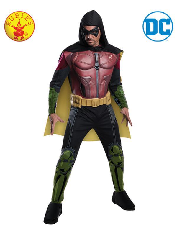 Robin Deluxe Muscle Chest Costume Size Small - Jokers Costume Mega Store