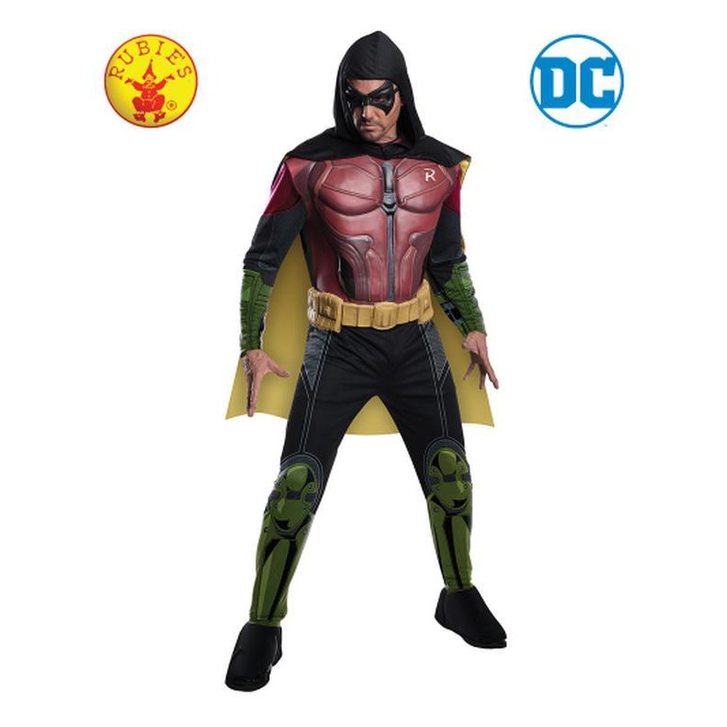 Robin Deluxe Muscle Chest Costume Size Small - Jokers Costume Mega Store