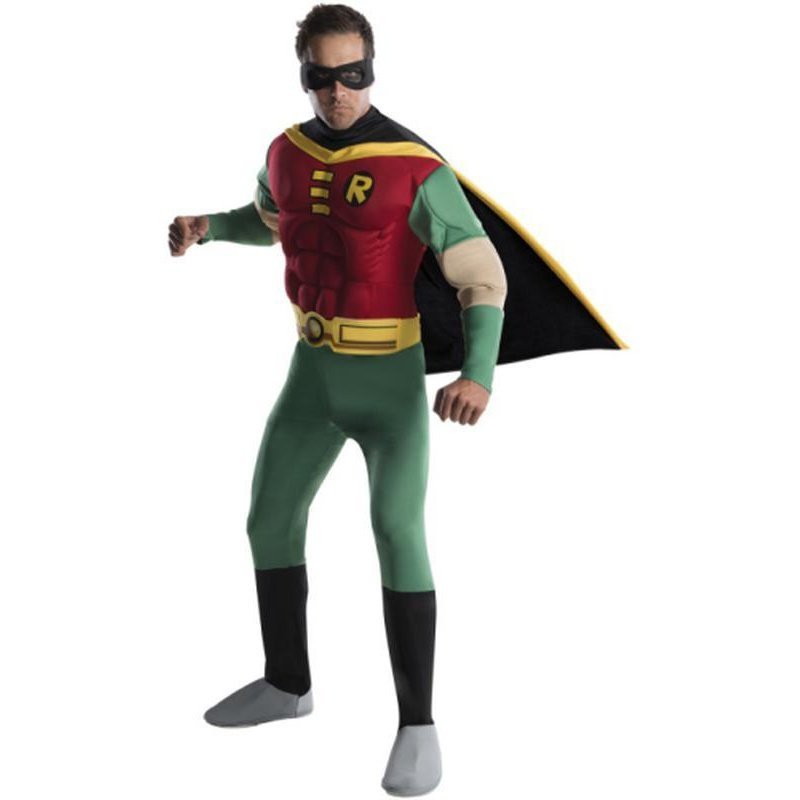 Robin Deluxe Muscle Chest Size L - Jokers Costume Mega Store