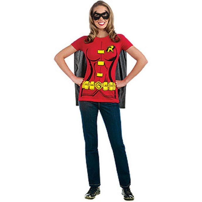 Robin Tshirt Womens Size S - Jokers Costume Mega Store