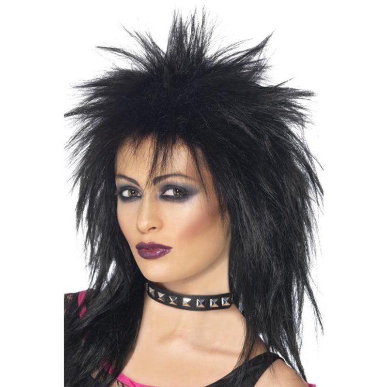 Rock Diva Wig - Black - Jokers Costume Mega Store