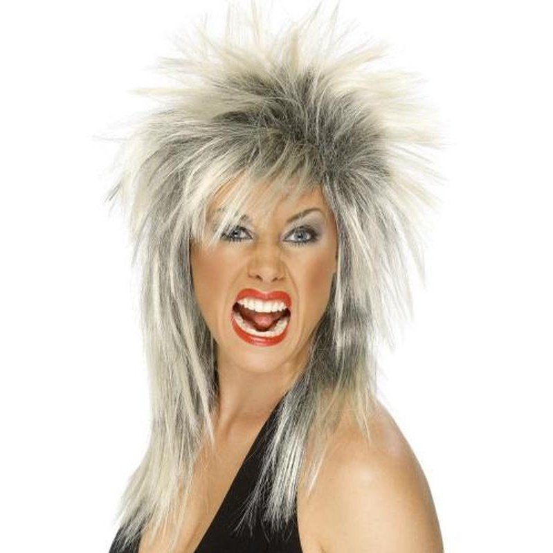 Rock Diva Wig - Blonde & Black - Jokers Costume Mega Store