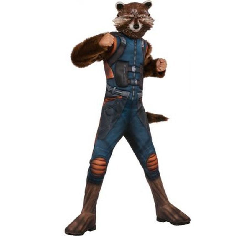 Rocket Raccoon Deluxe Costume Size M - Jokers Costume Mega Store