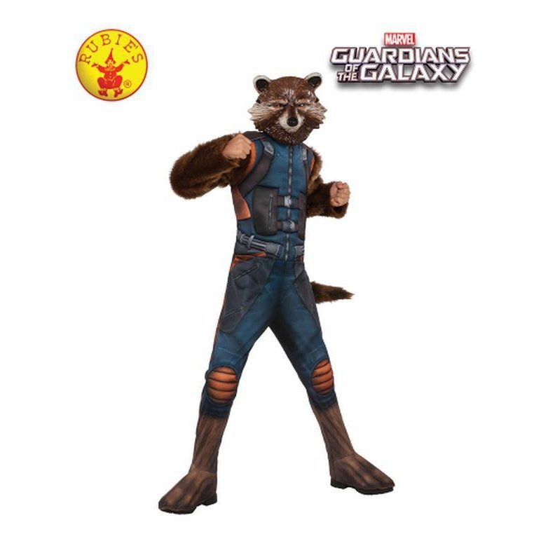 Rocket Raccoon Deluxe Costume Size S - Jokers Costume Mega Store
