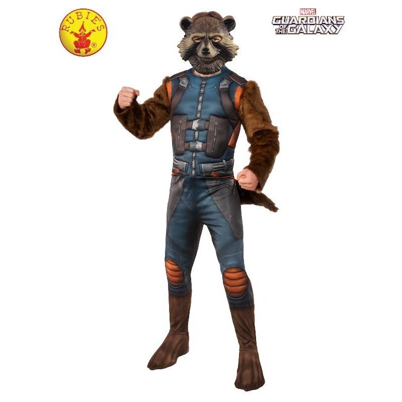 Rocket Raccoon Deluxe Costume Size Standard - Jokers Costume Mega Store