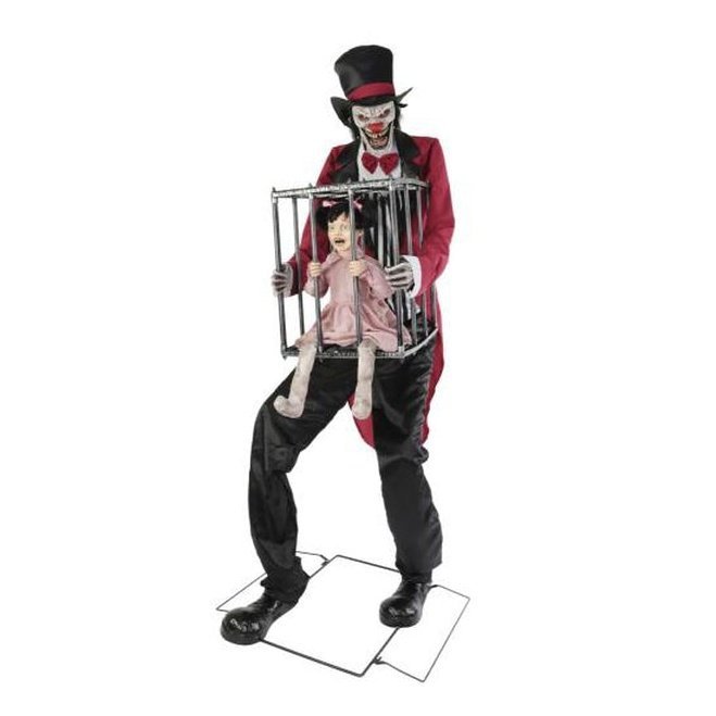 Rotten Ringmaster With Kid In Cage - Jokers Costume Mega Store
