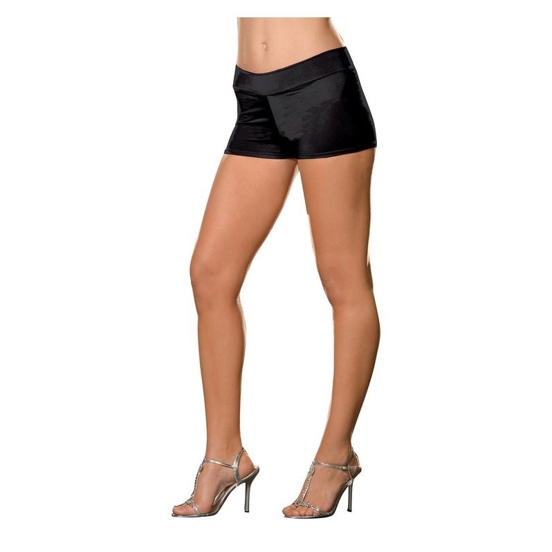 Roxie Hot Women's Plus Size Black Booty Shorts - Jokers Costume Mega Store