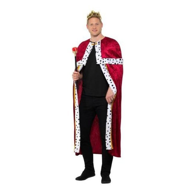 Royal Cloak Set, Red - Jokers Costume Mega Store