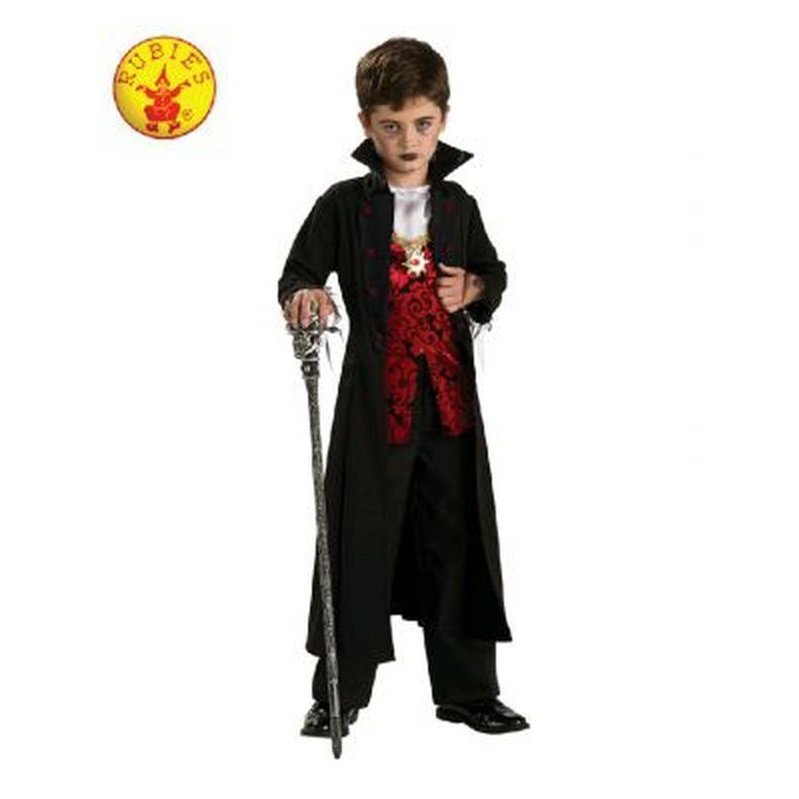 Royal Vampire Costume, Child Size Large - Jokers Costume Mega Store