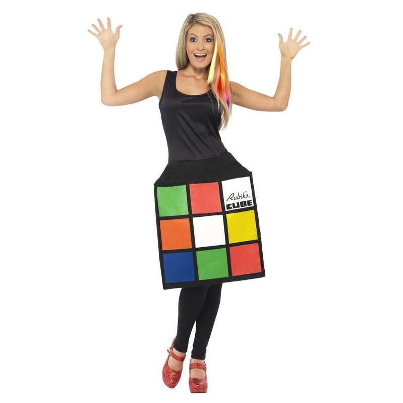 Rubik's Cube Costume, 3D Dress - Jokers Costume Mega Store