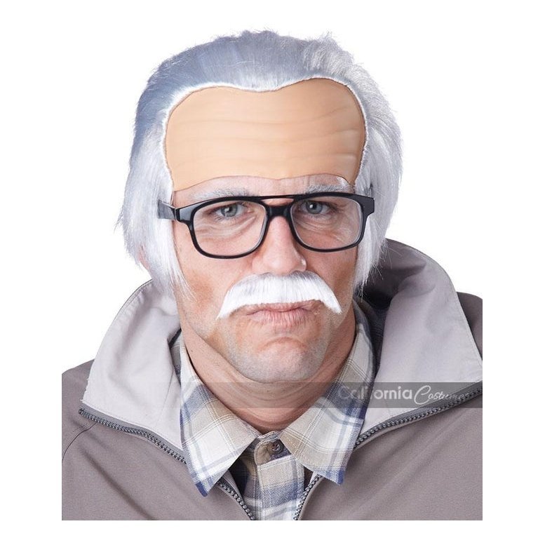 Rude Grandpa Wig - Jokers Costume Mega Store