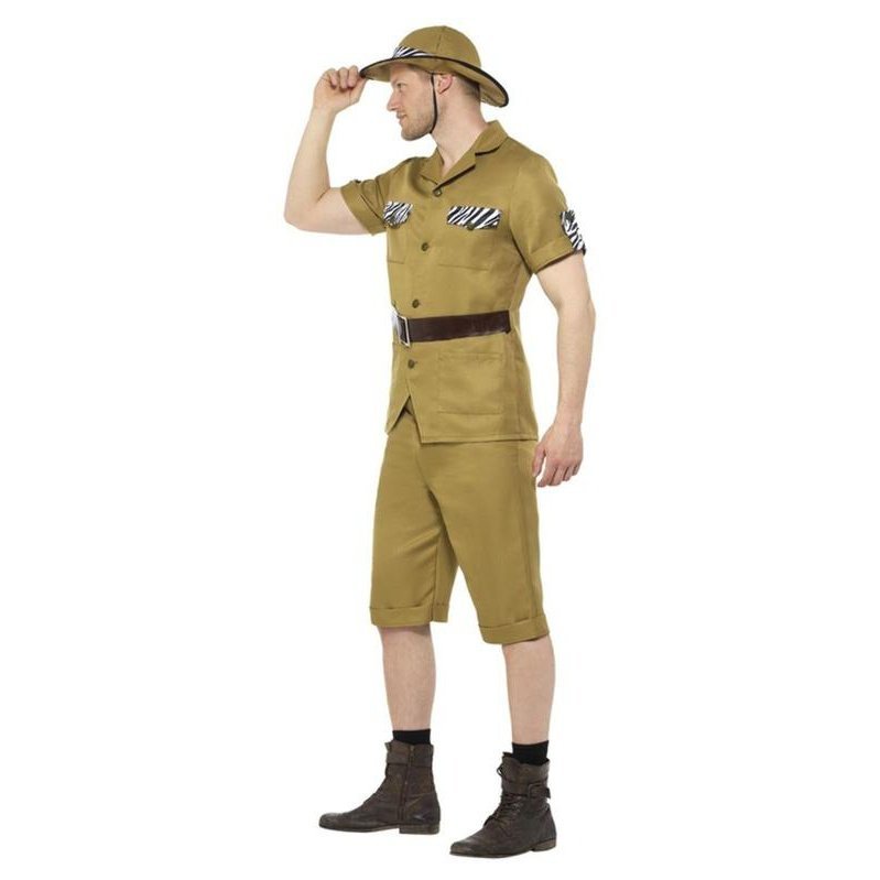 Safari Man Costume, Brown - Jokers Costume Mega Store