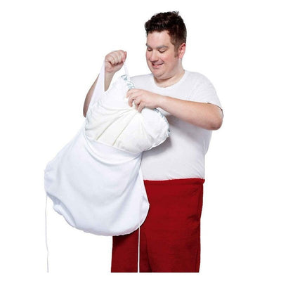 Santa Belly Stuffer, White - Jokers Costume Mega Store