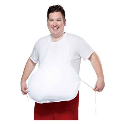 Santa Belly Stuffer, White - Jokers Costume Mega Store