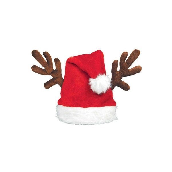 Santa Hat And Antlers - Jokers Costume Mega Store