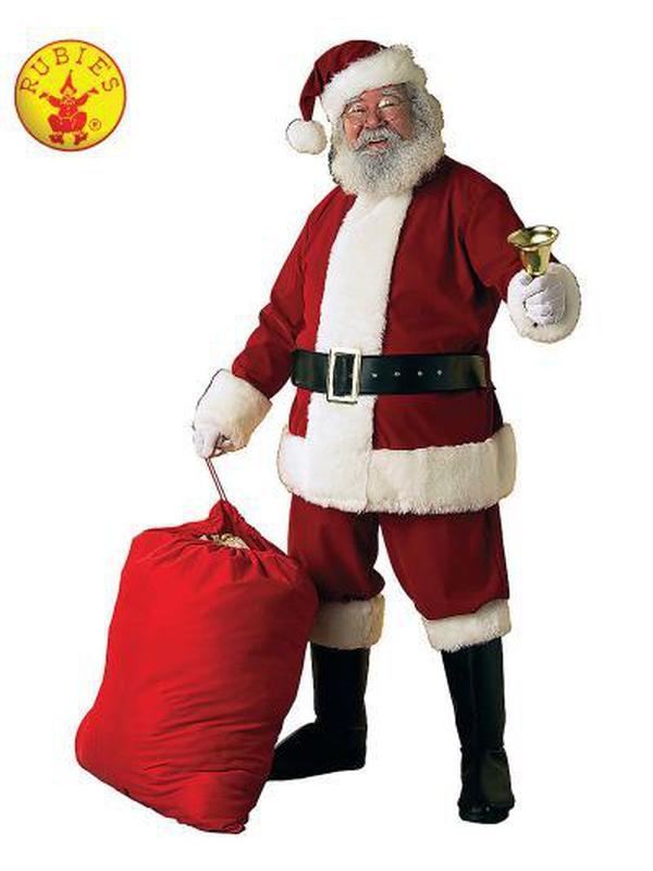 Santa Suit Deluxe Size Std - Jokers Costume Mega Store