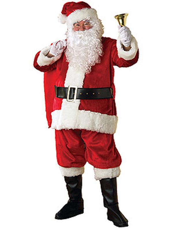 Santa Suit Plush Size Xl. - Jokers Costume Mega Store