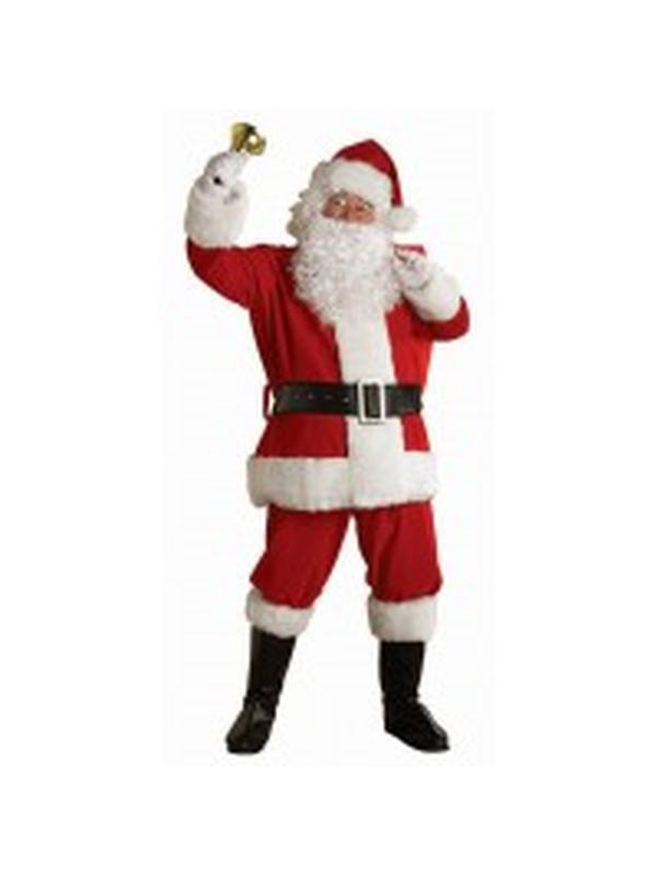Santa Suit Plush Size Xxl - Jokers Costume Mega Store
