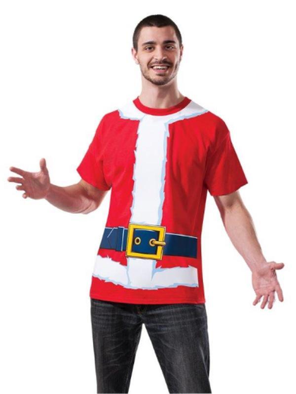 Santa Tshirt Size L - Jokers Costume Mega Store