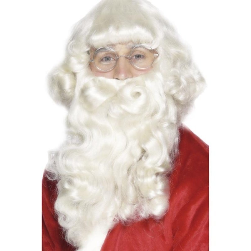 Santa Wig and Beard Set - Jokers Costume Mega Store