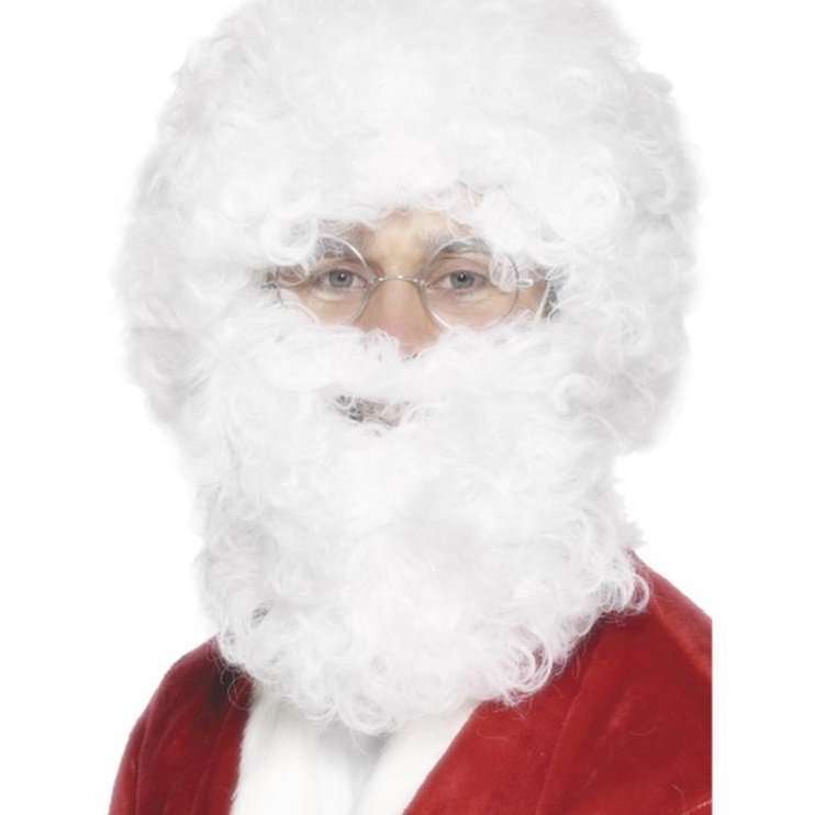 Santa Wig & Beard - Jokers Costume Mega Store