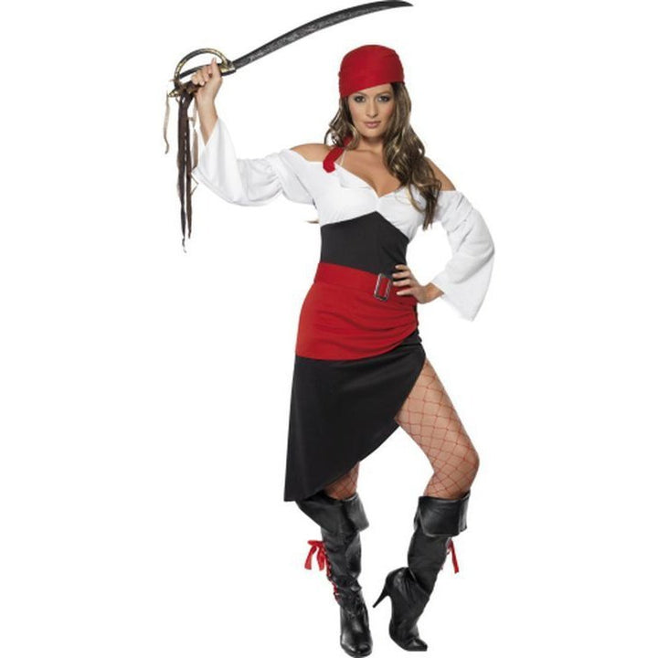 Sassy Pirate Wench Costume with Skirt - Jokers Costume Mega Store