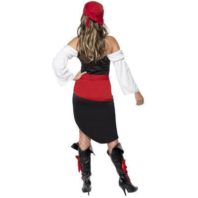 Sassy Pirate Wench Costume with Skirt - Jokers Costume Mega Store