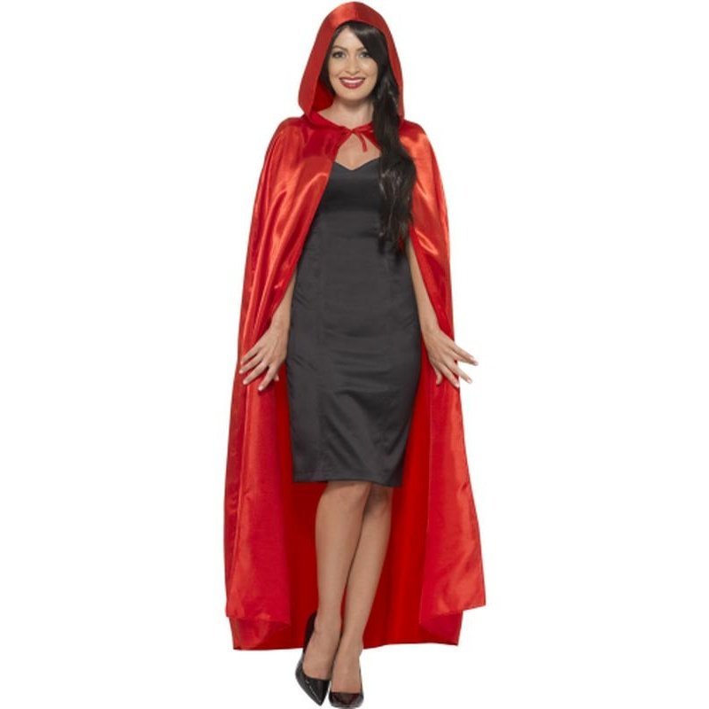 Satin Hooded Cape - Jokers Costume Mega Store