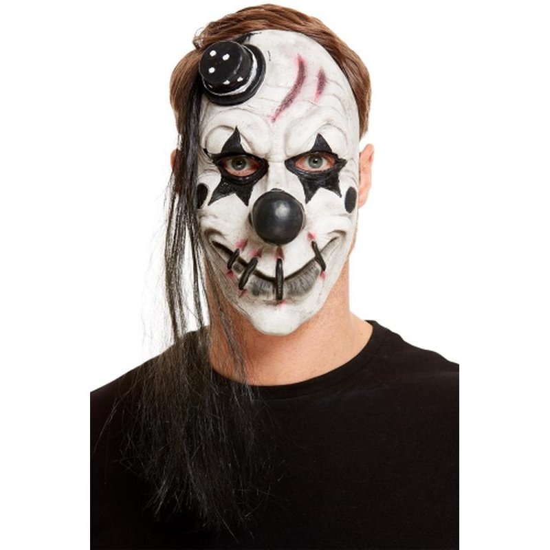 Scary Clown Latex Mask - Jokers Costume Mega Store