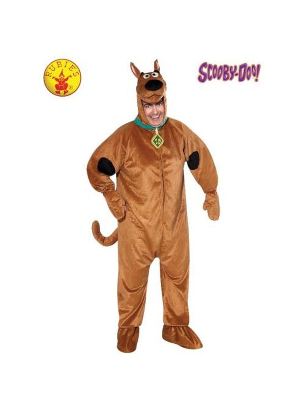 Scooby Doo Plush Costume, Adult Plus Size - Jokers Costume Mega Store