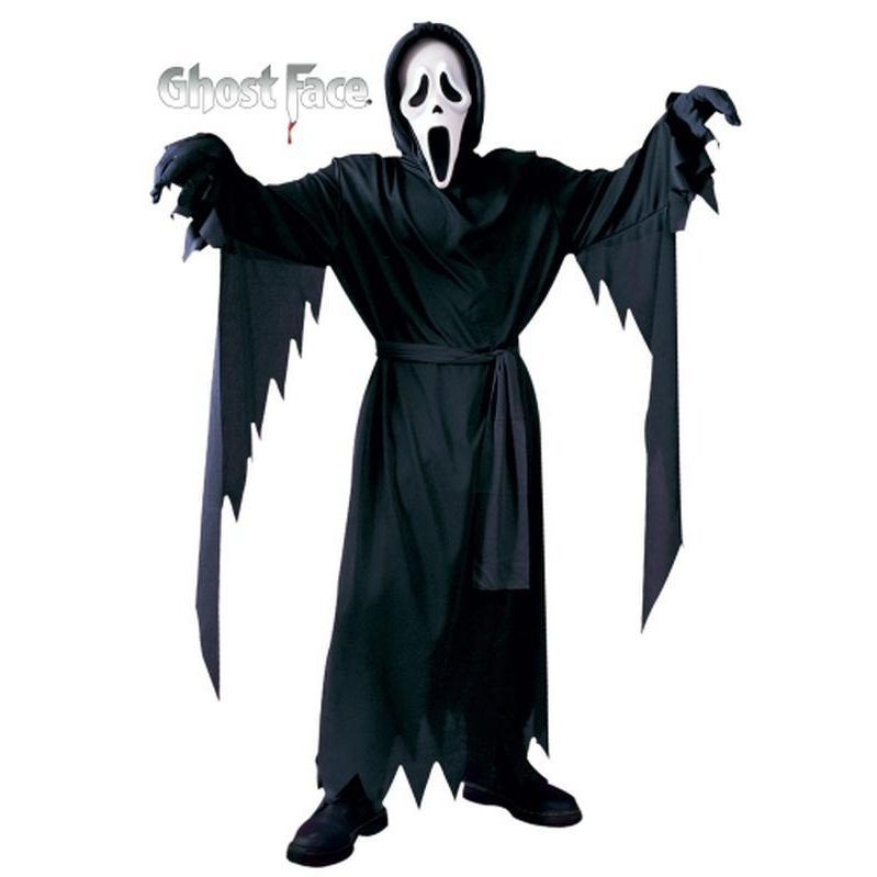 Scream Ghost Face Boys Costume-Costumes - Boys-Jokers Costume Mega Store