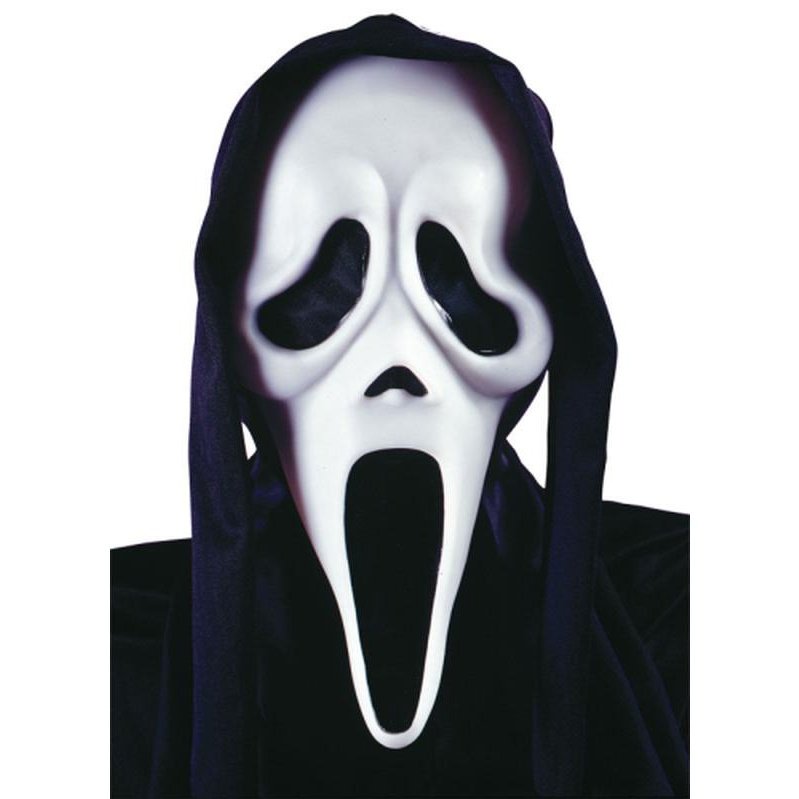 Scream Ghost Face Mask w/Shroud - Jokers Costume Mega Store