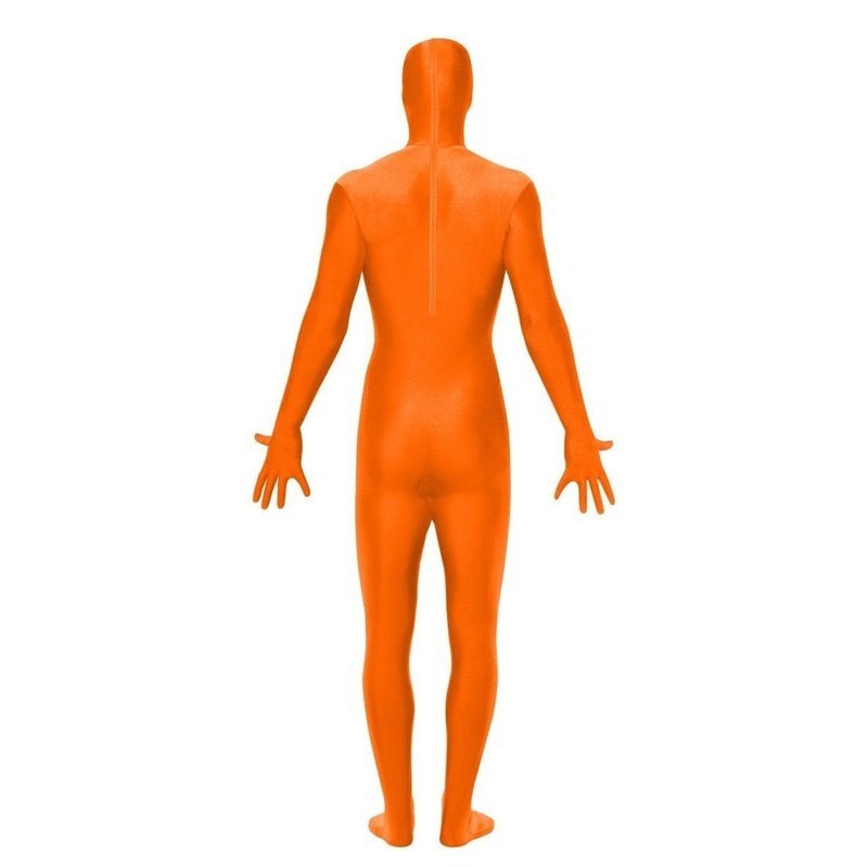 Second Skin Suit, Orange - Jokers Costume Mega Store