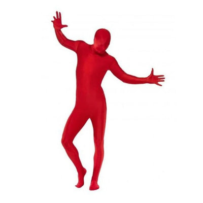 Second Skin Suit, Red - Jokers Costume Mega Store