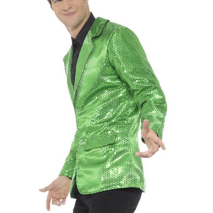 Sequin Jacket, Green - Jokers Costume Mega Store